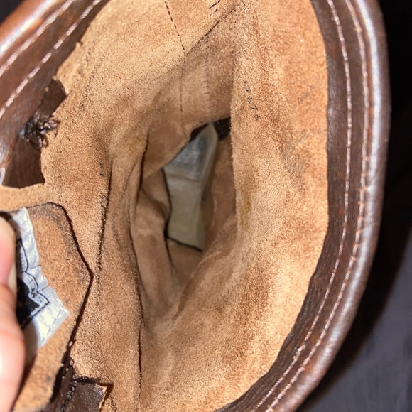 Mid calf brown Frye boots - Picture 4 of 8